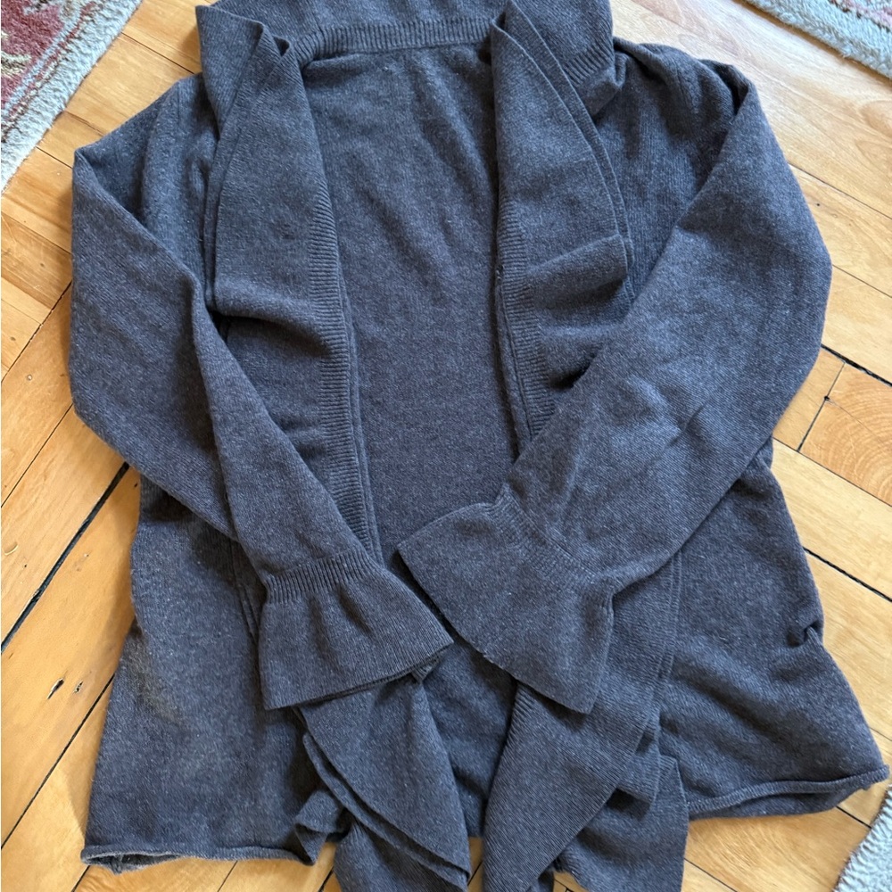 Cozy Brown Open Front Cardigan